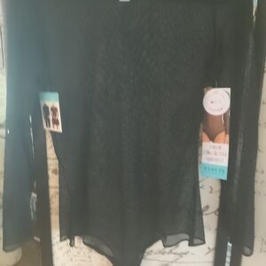 Black Long-Sleeve Bodysuit